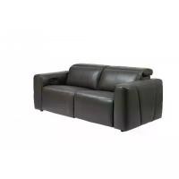 ราคา Modernform โซฟา KHLOE RECLINER ปรับไฟฟ้า 3S หุ้มหนังแท้สีเทาดำ (1730300769996408855)