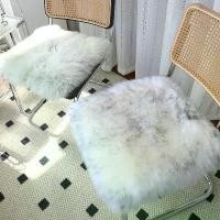ราคา {MIMI} ผ้าคลุมเก้าอี้ขนสัตว์แท้ ผ้าบุเบาะนุ่ม ผ้าบุเบาะแบบเรียบง่าย ผ้าบุเบาะขนยาว รูปทรงสี่เหลี่ยมขนาดเล็ก สำหรับห้องนั่งเล่น ห้องนอน โซฟา และหอพัก (1734936935137969811)