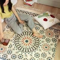 ราคา พรมปูพื้นผ้าฝ้ายและผ้าลินินสไตล์วินเทจพร้อมพู่ตกแต่ง สำหรับข้างเตียงในห้องนอน พรมปูพื้นอเนกประสงค์สไตล์โบฮีเมียนสำหรับห้องนั่งเล่น โซฟา และโต๊ะกาแฟ (1735258880171739118)
