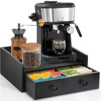 ราคา ที่จัดเก็บกาแฟไม้สไตล์เรโทร สำหรับเก็บแคปซูล K-Cups และเครื่องชงกาแฟ ของตกแต่งเคาน์เตอร์ครัวอเนกประสงค์ ดีไซน์เรโทร ใช้ได้กับเครื่องชงกาแฟ ชั้น ไม้ วาง ถาด ขาย ของ ตู้ ก๋วยเตี๋ยว (1735303718370510748)