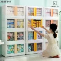 ราคา กล่องเก็บของ จุ72L.ใช้งานได้เอนกประสงค์ พับเก็บได้ ใช้เก็บเสื้อผ้าหรือสิ่งของ มีล้อลาก วางซ้อนกันได้ (1735488280206214970)