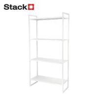 ราคา STACKO ชั้นวางของ 4 ชั้น NEAT 75.5x30.6x150.3 ซม. สีขาว จัดส่งโดย HomePro (1732740162006058505)