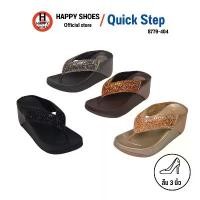 ราคา [ควิกสเต็บแท้100%ไซส์ 36-40ส้น 3 นิ้ว] Quick Step รุ่น 8779-404 รองเท้าทรงฟริบฟรอบ รองเท้าพื้นนุ่มเพื่อสุขภาพ ว้าวซ่า ผ้าใบ สี ดํา ล้วน โลฟเฟอร์ ผู้หญิง รองเท้าผ้าใบ ใส่เที่ย (1735043459835004786)