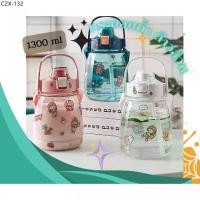 ราคา ☛กระบอกน้ำทรงอ้วน ลายน่ารัก กระติกน้ำพร้อมหูหิ้ว และสายสะพาย ขวดน้ำพกพา ขวดน้ำเพื่อ สุขภาพ ขวดน้ำบอกระดับน้ำ ขวดน้ำสีพาสღ (1735406276122085297)
