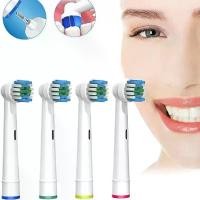 ราคา [พร้อมส่ง] 4Pcs สำหรับ Oral B หัวแปรงสีฟัน Sensitive Clean SB-17A Fit Advance Power/pro สุขภาพ // 3D Excel/vitality Precision Clean (1734868200916223305)