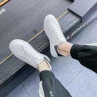 ราคา รองเท้าพ่อหนัง, สไตล์เกาหลี, พื้นหนา, รองเท้าลำลองสำหรับผู้ชายและผู้หญิง, รองเท้าคู่, รองเท้าสีขาวอเนกประสงค์, รองเท้าผ้าใบพ่อสไตล์เกาหลี, รุ่นปี 2025, รองเท้าผ้าใบสีขาวสำหรับคู่ (1731535302670779991)