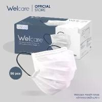 ราคา คลังสินค้า Bundanjai (สุขภาพ) หน้ากากอนามัยทางการแพทย์ Welcare ระดับ 2 สีขาว (กล่องบรรจุ 50 ชิ้น) ขนาด 17.5x9.5 ซม. (1734859457423836784)