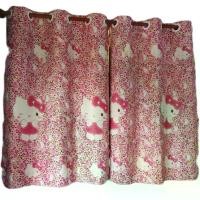 ราคา COD. ผ้าม่าน ม่านหน้าต่างลายคิตตี้ กันแสงยูวี ขนาด1 ผืนกว้าง 100 cm.สูง 135 cm.(ราคาต่อผืน) หน้าต่าง 2 บานแนะนำ2 ผืนคะ ผ้าหนาคุณภาพดีคะ มีพร้อมส่งคะ ของใช้ในครัวเรือน Home Supplies (173449153001537722