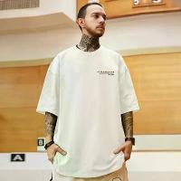 ราคา เสื้อผ้าผู้ชายทรงหลวมสไตล์อเมริกันขนาดใหญ่พิเศษ เสื้อเชิ้ตแขนสั้นทรงหลวมสไตล์ฮิปฮอปสำหรับฤดูร้อน option ว ั ย ร ุ ่ น บ า ง แ ส เสื้อcortisol เสื้อ low cortisol ปุ๋ย เสื้อเหล้าขาว40ดีกรี (173445812905