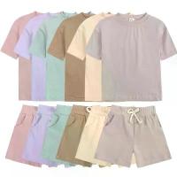 ราคา ชุดวอร์มฤดูร้อนสำหรับเด็ก ชุดสำหรับเด็กผู้หญิง เสื้อแขนสั้น+กางเกงขาสั้น ชุดสำหรับเด็กชาย เสื้อผ้าเด็ก ชุดกีฬา (1734730499967976701)