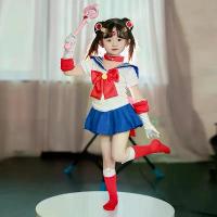 ราคา ชุดฮาโลวีนสำหรับเด็ก ชุดคอสเพลย์เซเลอร์มูน ชุดเดรสเด็กผู้หญิง เซเลอร์มูน ซึกิโนะ อุซากิ ชุดนักเรียนเซเลอร์ เสื้อผ้าเด็ก (1734355424970966635)