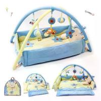 ราคา Smart kiddy shop ที่นอนเด็กแรกเกิด ที่นอนทำกิจกรรม Play mat : Sea Sand สีฟ้า ( ของเล่นเด็ก ของขวัญเด็กแรกเกิด ) (1735174355947128573)