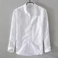 ราคา Win เสื้อเชิ้ตผ้าลินินผู้ชาย แขนยาว ลำลอง คอปกโปโล สีทึบ หลวม เยาวชน ญี่ปุ่น ผ้าลินินผ้าฝ้ายระบายอากาศ แฟชั่นผู้ชาย (1734534219443636035)
