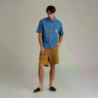 ราคา Mc JEANS (แม็คยีนส์) เสื้อเชิ้ตผู้ชาย เสื้อเชิ้ตแขนสั้น ทรงรีแลกซ์ Relax Fit Denim Shirt สียีนส์ฟอกกลาง (Mc Resort Collection) MSSZ297 (1734246151367591383)