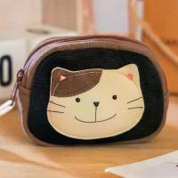 ราคา กระเป๋าสตางค์แมว Adorable Cat 620193 กระเป๋าสตางค์ผ้าฝ้ายแท้ YKK ซิป กระเป๋าสตางค์สัตว์น่ารัก กระเป๋าสตางค์ผู้หญิง กระเป๋าสตางค์ผู้ชาย (1735166684064352225)