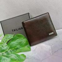 ราคา กระเป๋าสตางค์หนังแท้ พร้อมกล่อง แบรนด์แท้ TAILIAN 100% หนังนิ่ม กระเป๋าสตางค์ผู้ชาย (1735179413612496085)