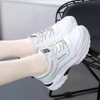ราคา รองเท้าผ้าใบสีขาวใหม่ แฟชั่นผู้หญิง รองเท้าวิ่งสบาย ระบายอากาศ รองเท้ากีฬา รองเท้าพื้นหนาสำหรับผู้หญิง ดําดี้แดงเกเรของแท้ โลโก้ไนกี้ไต้หวัน ตัดขอบผ้าใบ tiktokshopday33 ผ้าใบ แมร (1734578419451659289)