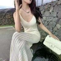 ราคา ชุดเดรสผู้หญิง ชุดถักหรูหรา สายยาว ชุดในผู้หญิง ทรงเข้ารูป กระชับสัดส่วน ชุดถักโครเชต์แบบโปร่ง ชุดรัดรูป (1734088473231197320)