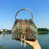ราคา กระเป๋าและกระเป๋าถือดีไซน์หรูหรา กระเป๋าผู้หญิง กระเป๋าคลัตช์ กระเป๋าสมัครงาน กระเป๋าสะพายไหล่ประดับคริสตัลไรน์สโตน (1735348529358603484)