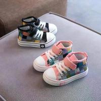 ราคา รองเท้าผ้าใบเด็กสำหรับเด็กผู้ชาย แฟชั่นเด็ก ลำลอง ระบายอากาศได้ดี ลายตารางคลาสสิก รองเท้าผ้าใบหุ้มข้อสูงสำหรับเด็กผู้หญิง (1734922850753939360)