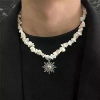 ราคา สร้อยคอรูปดอกทานตะวัน สไตล์โดดเด่น แฟชั่นวินเทจ เทรนด์สำหรับผู้ชาย สร้อยคอประดับลูกปัดวินเทจ (1735408720378168820)