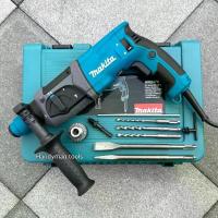 ราคา Makita สว่าน สว่านโรตารี่ 2-24 รุ่น HR2470F กำลัง 1500W 3 ระบบ มีหัวเปลี่ยนจับดอก ดอกสกัด2ดอก สว่าน3ดอก จำปาขันดอก (1735186947632170549)