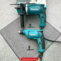 ราคา Makita สว่าน สว่านไฟฟ้า สว่าน 5 หุน HP1630 ขนาดเจาะ 16mm กำลัง 710W + Makita สว่านไฟฟ้า สว่าน 3 หุน 6412 ขนาดเจาะ 10mm กำลัง 450W (1734830810070352917)