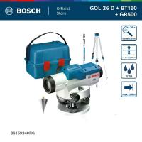 ราคา BOSCH GOL 26 D + BT160 + GR500 ชุดกล้องวัดระดับ + ขาตั้ง + ไม้สต๊าฟ (รหัส 06159940RG) (1733045047779821428)