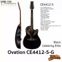 ราคา Ovation Guitar CE4412-5-G Black 12-String Acoustic Guitar กีต้าร์โปร่งไฟฟ้า 12 สาย หลังเต่า สี ดำ (1735298450247484834)