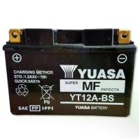 ราคา YUASA แบตเตอรี่แห้ง (แยกน้ำ) รหัส YT12A-BS สำหรับ ER6N(ปี2012), NINJA-650 (2012-ปัจจุบัน) (นำเข้าจากญี่ปุ่น) โช้ค มอเตอร์ไซต์ 110 สี ขาว (1734700207872116041)
