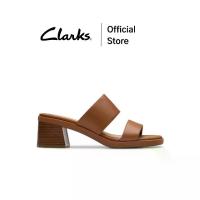 ราคา Clarks รุ่น JAYLAN DUSK สี TAN LEATHER รองเท้าแตะส้นสูงผู้หญิง หนังแท้ คุณภาพดี ใส่สบาย (1734729010786961320)