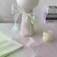 ราคา ริบบิ้นผ้า 4 cm ริบบิ้น 4 cm ริบบิ้นผ้าไหมลูกไม้สีสันหลากหลายสไตล์สำหรับงานดอกไม้ ตกแต่งโบว์สวยงามแบบหางปลา ผ้าลูกไม้สวยสะดุดตาพร้อมประกายละเอียด เหมาะสำหรับบรรจุของขวัญ (1735486082407368186)