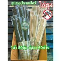 ราคา 1ลัง50ห่อ ดำ ครีม ธูป ไล่ ยุง ธูปสมุนไพรไล่ยุง ธูปสมุนไพรตะไคร้ไล่ยุง ตะไคร้ไล่ยุง ไล่ยุง กำจัดยุง เห็นผลแน (1734968960775456302)