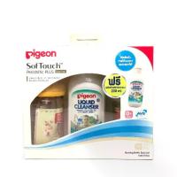 ราคา ขายดีประจำเดือนนี้ Pigeon ขวดนม ขวดนมพีเจ้นสีชา คอกว้าง PPSU PIGEON™️ 5OZ พร้อมจุก แถมน้ำยาล้างขวดนม (1735278300094957110)
