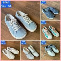 ราคา รองเท้าแตะ ผ้าใบ หุ้มส้น คัชชู แฟชั่น งานมือสองคัดเกรด รหัส S090-S111 สวัสดิการสด (1735460759119628079)