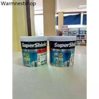 ราคา สีน้ำ อะคริลิก TOA SuperShield ซุปเปอร์ชิลด์ กึ่งเงา / เนียน ได้ทั้งภายนอกและภายใน ขนาดประมาณ 1 ลิตร (1734877788121565017)
