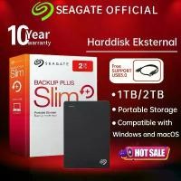 ราคา ฮาร์ด"ไดรฟ์ Seagate 1TB/2TB Backup Plus Slim External Hard Drive HDD ฮาร์ดดิสก์ ภายนอก USB 3.0 คําแนะนําการขายที่ร้อนแรงในเดือนนี้ (1735537869880461013)