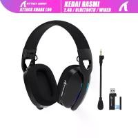 ราคา หูฟังเกมมิ่งไร้สาย Attack Shark รุ่น L90 โหมดสามแบบ (2.4G/บลูทูธ 5.3/มีสาย), ไฟ RGB, ไดรเวอร์ 40 มม., ดีไซน์พับได้น้ำหนักเบาพิเศษ, ไมโครโฟนถอดได้, เสียงไฮไฟสำหรับพีซี PS5 สวิตช์ (1734534996511458605)