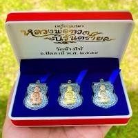 ราคา 1 กล่อง 3 เหรียญ หลวงพ่อทวดเสมา นิรันตราย (สามแดง)วัดช้างให้ จ.ปัตตานี พ.ศ. 2559 (1729873955030273021)