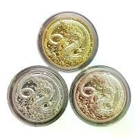 ราคา เก็บเงินปลายทาง. เหรียญนักษัตร ปีมะโรง ( มังกร ) พ.ศ.2567 [ สะสมทีเดียว ครบชุด 3 เหรียญ ] (1732005902337215444)