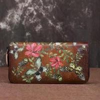 ราคา กระเป๋าซิป COD Tree Bark วินเทจ หนังวัวแท้ชั้นบนสุด กระเป๋าใส่โทรศัพท์ กระเป๋าคลัทช์ยาว งานแฮนด์เมด กระเป๋าสตางค์ย้อมสี (1735420750544603111)
