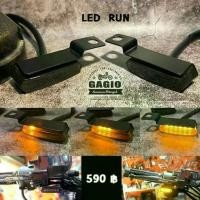 ราคา ♨ไฟเลี้ยวแต่ง LED จับใต้แฮน ไฟเลี้ยววิ่ง เหมาะสำหรับมอเตอร์ไซต์สไตล์ คลาสสิค วินเทจ เรโทร บ๊อบเบอรฺ คาเฟ่ HD และ อื่นๆ◎ (1735388721833149715)