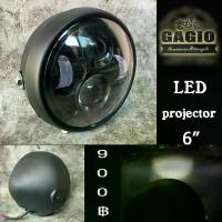 ราคา ไฟหน้าแต่ง LED ลูกแก้ว ทรงกลม ขนาด 6 นิ้ว เหมาะสำหรับมอเตอร์ไซค์สไตล์ วินเทจ คลาสสิค คาเฟ่ เรโทร บอบเบอร์ HD อื่นๆ (1734942069456864496)