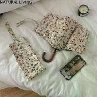 ราคา NATURAL LIVING เรโทร อัตโนมัติเต็มรูปแบบ/แบบแมนนวล ร่มพับกันฝน ด้ามจับโค้ง ลายดอกไม้ ร่มกันแดด ดีไซน์แบบ 8 ซี่โครง ป้องกันรังสียูวี ร่มพกพา วันที่แดดจ้า (1735154534331352392)