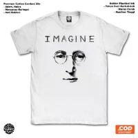 ราคา เสื้อยืดซีรีย์ The Beatles เสื้อผ้า The Beatles ดนตรี เสื้อยืดวง The Beatles เสื้อผ้าดนตรีเมทัล John Lennon Imagine เสื้อยืดสีขาวแบบลำลอง เสื้อยืดลำลอง (1731713951741674614)
