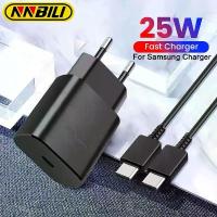 ราคา NNBILI PD 25W ที่ชาร์จเร็วแบบ USB‑C รุ่นใหม่ + สายเคเบิล Type‑C ชาร์จเร็วความยาว 3.3 ฟุต สำหรับ Samsung Galaxy S24/S23 Ultra/Note10/Note20 (1734774852669244825)