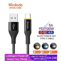ราคา สายเคเบิล Mcdood รุ่นใหม่ 6A ปิดการทำงานอัตโนมัติ กำลังไฟสูงสุด 100W USB ไปยัง Type‑C รองรับ QC 4.0, VOOC และ SCP ชาร์จเร็ว (1735317396211271183)