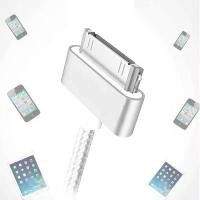 ราคา สายเคเบิล USB 30 พินสำหรับ iPhone 4S/4/3GS, iPad รุ่น 1/2/3 และ iPod Nano/iTouch รองรับการชาร์จเร็วและซิงค์ข้อมูล (1735439787539530851)