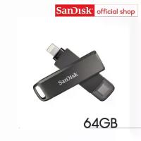 ราคา SanDisk iXpand Flash Drive Luxe 64G (SDIX70N-064G-GN6NN) แฟลชไดรฟ์ 2 in 1 ใช้สำหรับ iPhone และ USB Type C (1729826536863008787)