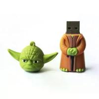 ราคา แฟลชไดรฟ์ USB 1TB 128GB แฟลชไดรฟ์ USB 1GB 4GB 8GB 16GB 32GB 64GB การ์ตูน Yoda De Mem แพ็คเกจ Ria Pendrive (1734801038003373416)
